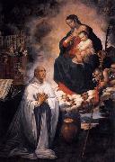 ROELAS, Juan de las Vision of St Bernard oil painting artist